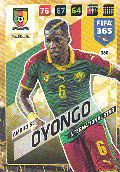 Ambroise Oyongo Cameroon 2018 FIFA 365 International Star #360
